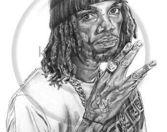Alkaline Drawing Gloss Print (Size A4-A2)