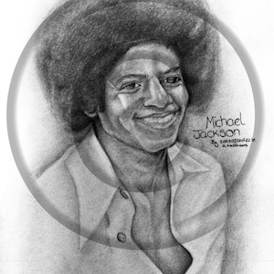 Michael Jackson #drawing (Gloss Print)