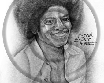 Michael Jackson #drawing - (Print & Canvas)