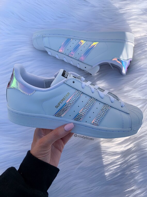 adidas superstar iridescent leopard