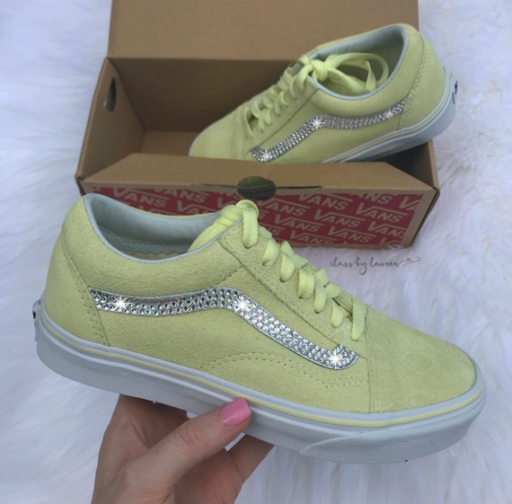 womens yellow vans old skool