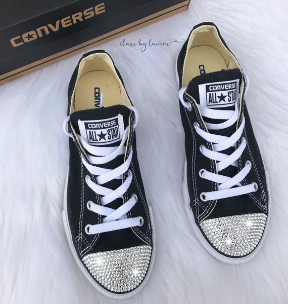 girls swarovski converse