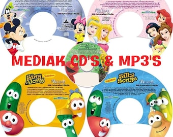 Mail - Mediak CD add MP3 - Mickey, Disney Princess, Veggie Tales, Silly Songs, Elmo, Barney, Party With The Wiggles - Children Personalized