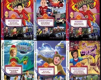 Mail - Mediak Personalized Photo DVD'S & MP4'S, Little Mermaid, Amazing Kid, Turbo Kid, Snow White, My Dream Book, More!