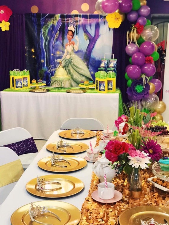 Princess The Frog Tiana Backdrop Etsy