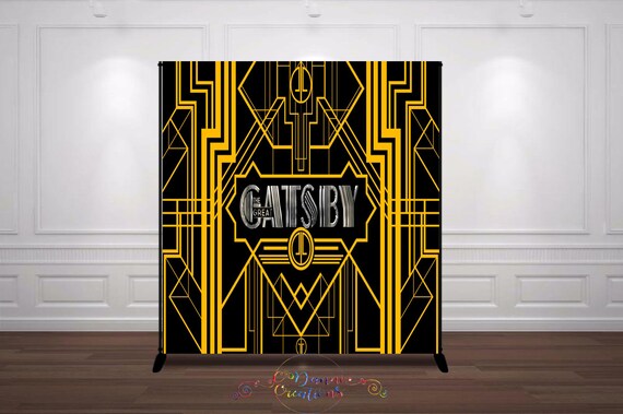 Great Gatsby Backdrop Art Deco Backdrop 1920s Backdrop