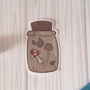 Forest Potion Bottle | DND | TTRPG | Hand Drawn | Laptop | Water Bottle | Notebook | Sticker