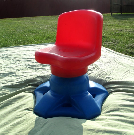 Little Tikes Chair Swivel Child Children Furniture Vintage Toy Etsy