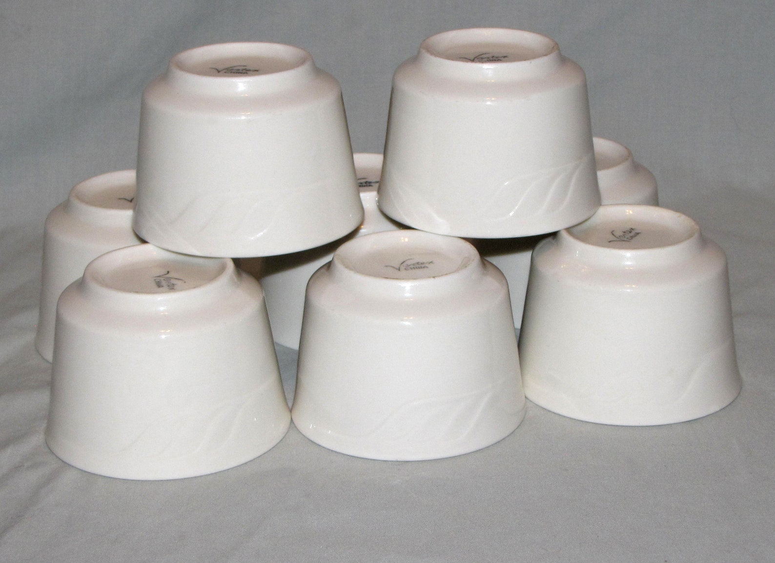 16 Vertex China Bouillon Cups Bowls Restaurant Ware Sausalito Etsy