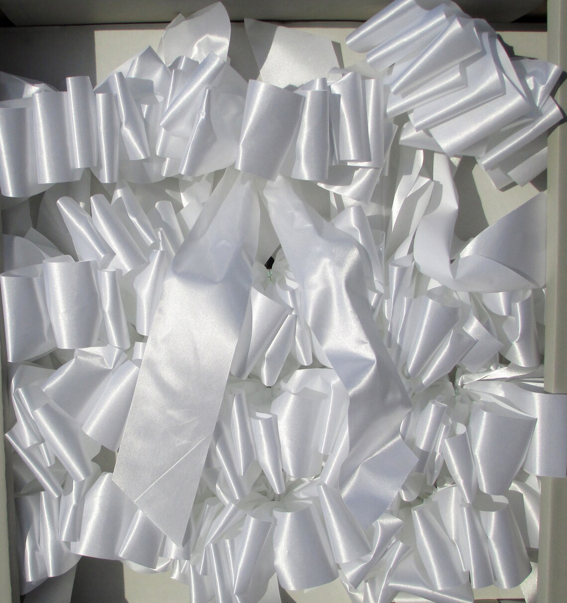 Wedding Church Bow Decoration 12 Pew Chair Ribbon Bows White - Etsy