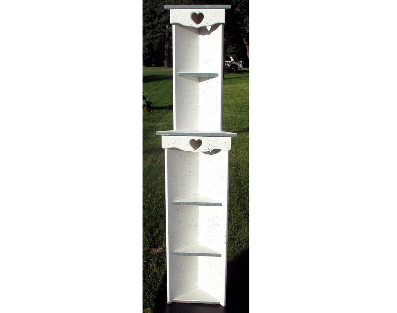 Vintage Corner Shelf Knick Knacks Handmade Wood 5 Tier Etsy