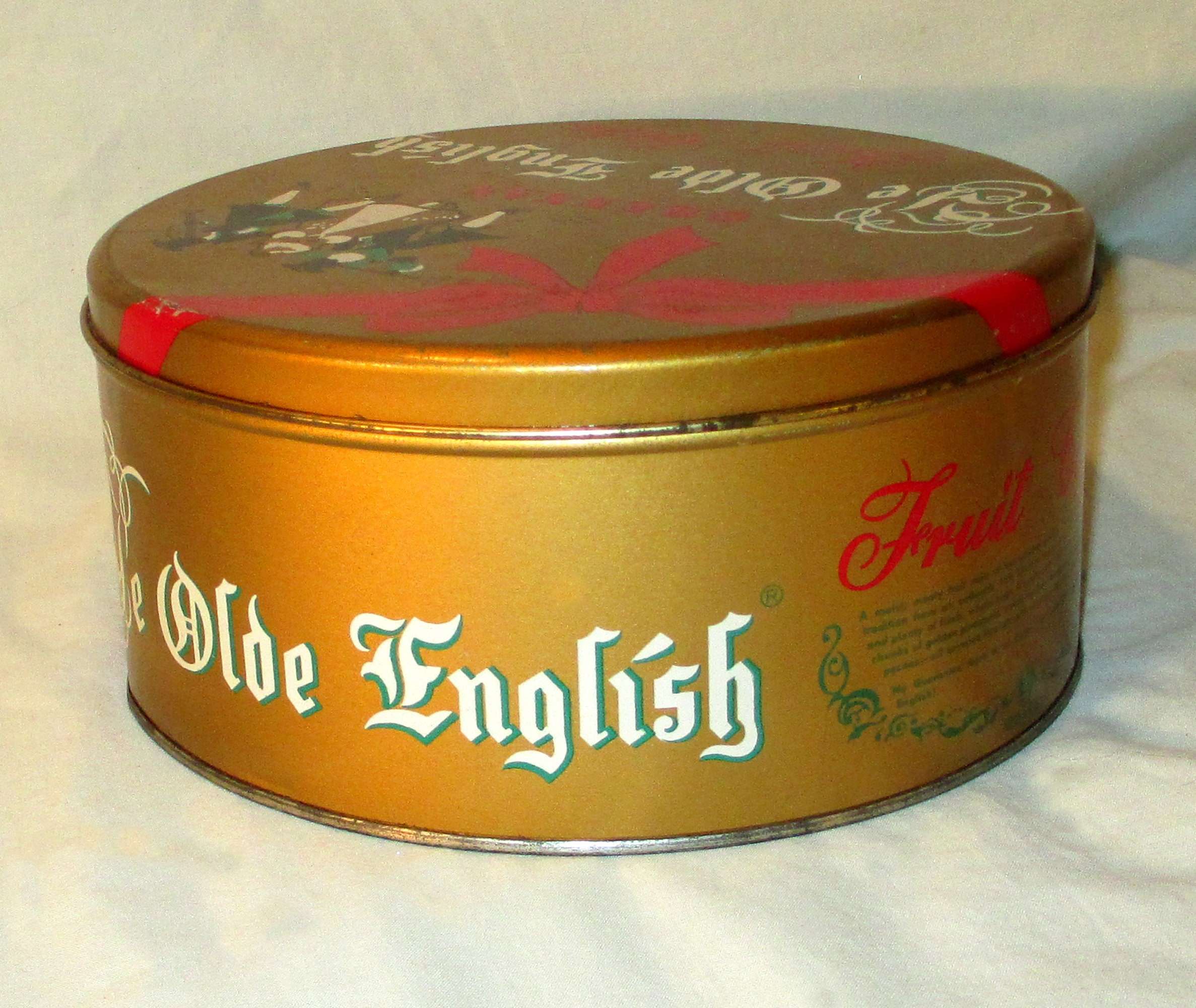 Collectible Tin Grennan Ye Olde English Fruit Cake 1950s Etsy