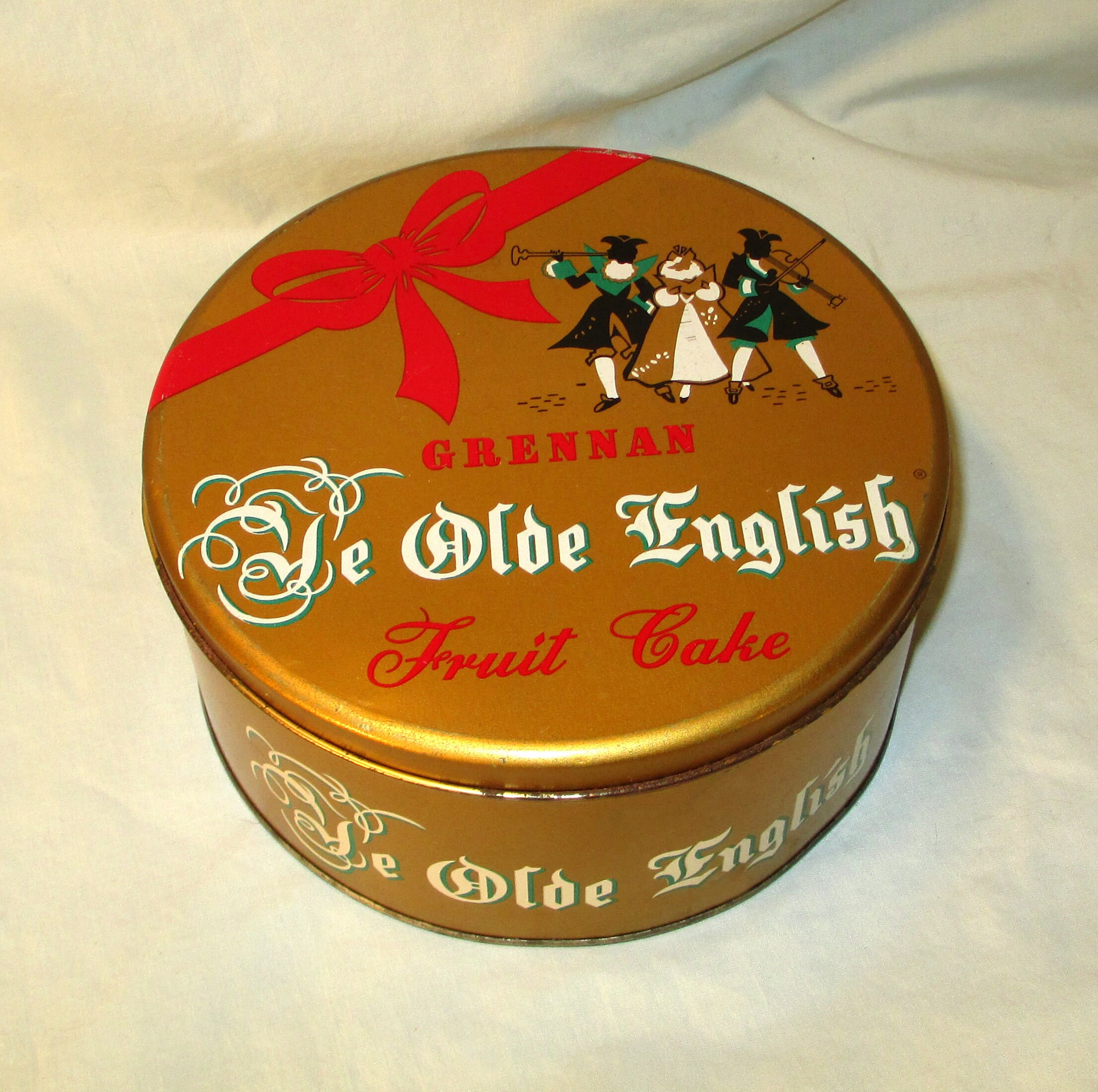 Collectible Tin Grennan Ye Olde English Fruit Cake 1950s Etsy