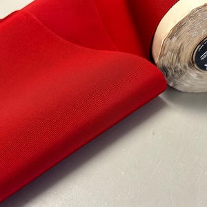 Vintage Gros Grain Ribbon, Red, 6 3/4 inches wide, Cotton/Rayon Blend, Price is per Yard