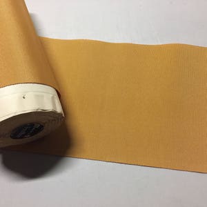 Vintage Gros Grain Ribbon, Dark Straw, 6 3/4 inches wide, Cotton/Rayon Blend, Price is per Yard