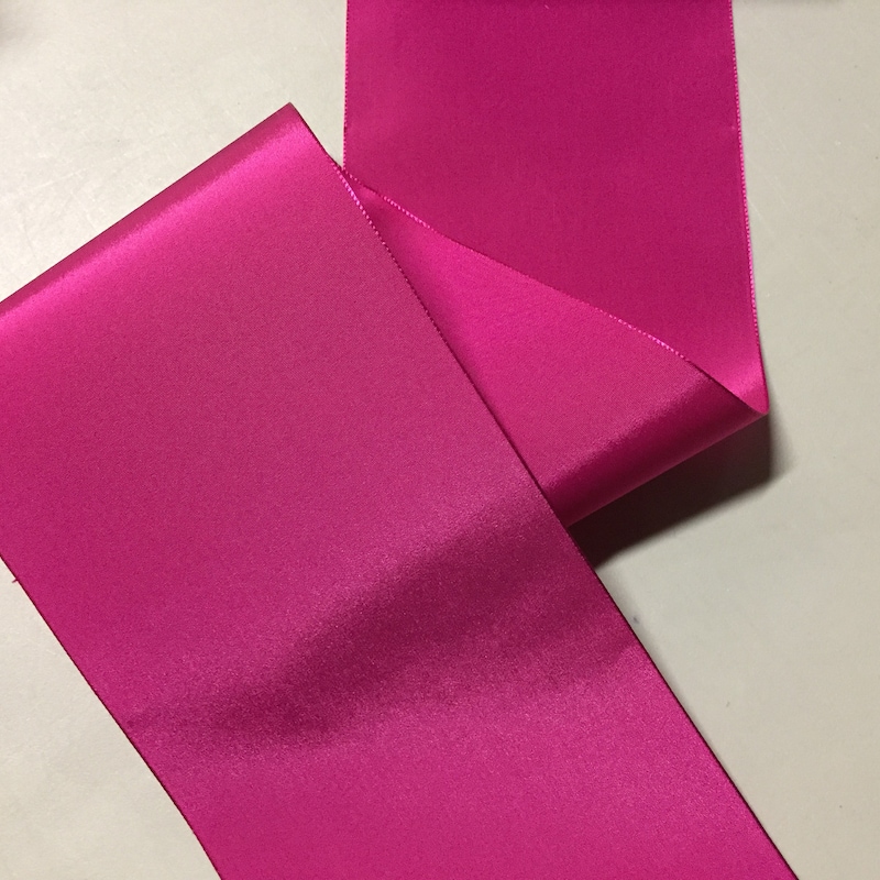 3 Pink Taffeta Ribbon - Etsy