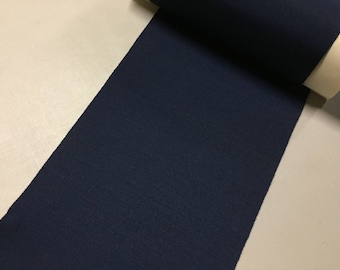 Vintage Gros Grain Ribbon, Navy Blue, 6 1/2 inches wide, 100% Rayon, Price is per Yard