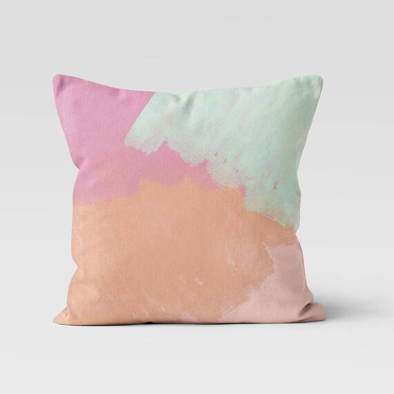 Pastel Throw Pillow Decorative Pillow Home Decor Ice Etsy