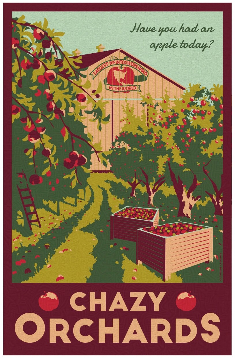 muku　Apple Poster Apple Vintage Poster - Five Color iMacs i Yum 24x28 from