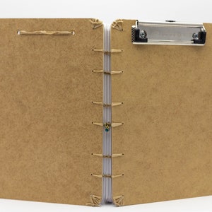 Natural Wood Clipboard with Two Ring Binder Clip – Trade House Crafts