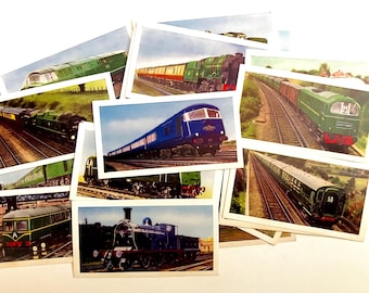 50 Vintage Cigarette Cards - Railway Equipment. 1938. Full