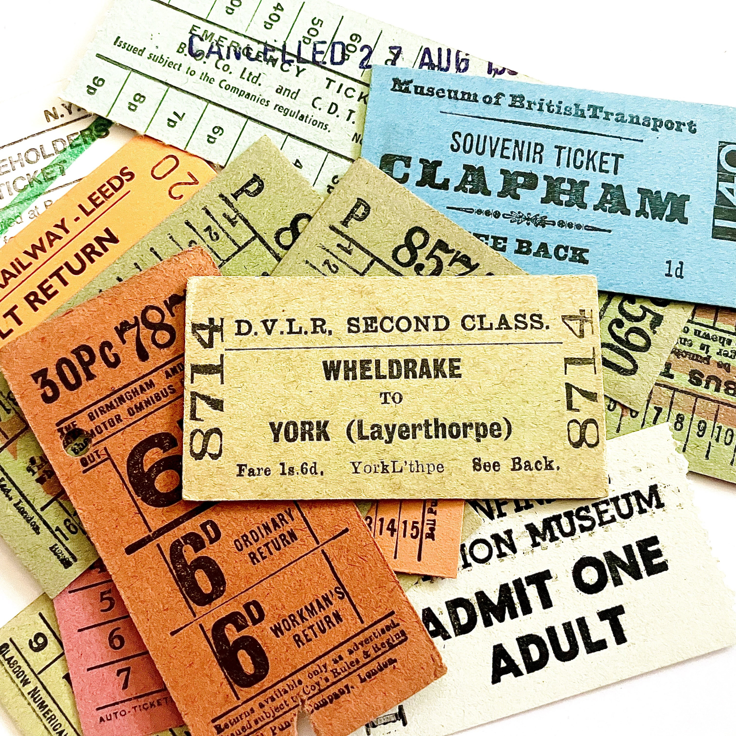 Vintage rail ticket - Etsy 日本
