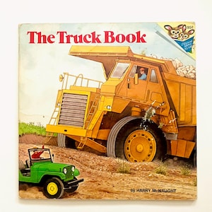 Vintage 1978 The Truck Book by Harry McNaught, Illustrated Book, Vintage Book, Ephemera, Junk Journal