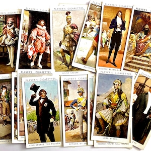 25 “Dandies” Vintage Trading Cards, Vintage Ephemera, Junk Journal Supply, Ephemera, Players Cigarette Cards