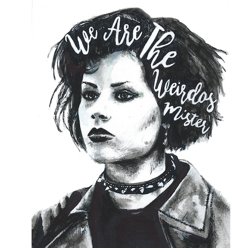 Nancy Downs We Are The Weirdos Mister Sticker Car Laptop Craft - Foto 3