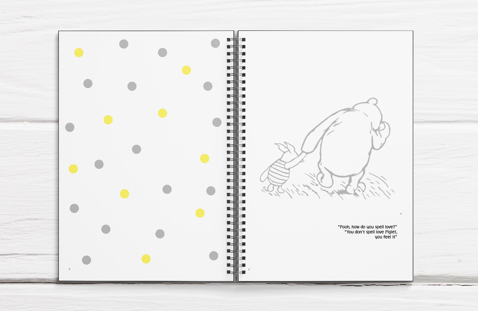 Baby Book Winnie the Pooh theme Baby Journal FULL Etsy