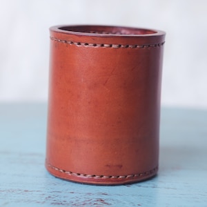 Handmade Leather dice cup