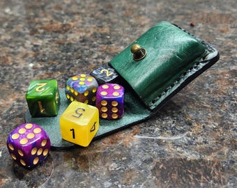 Leather D6 Dice holders