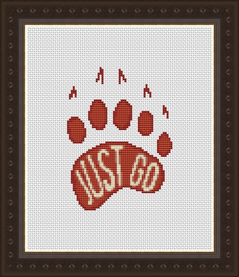 Cross Stitch Paw Print Cross Stitch Patterns