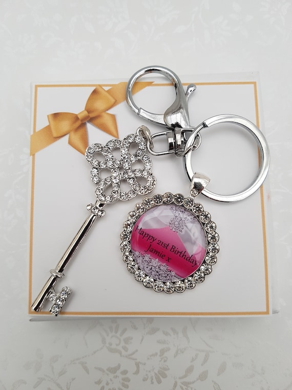 personalised 21st birthday key