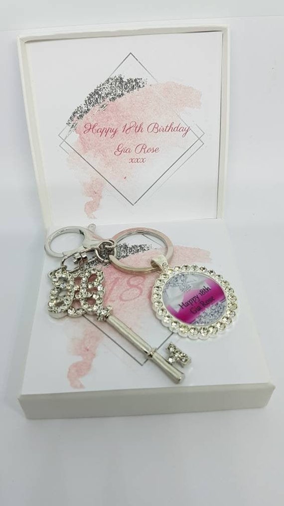 personalised 21st birthday key
