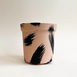 Large Brush Strokes Plant Pot image 6