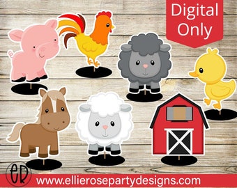farm animals etsy