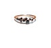 Cluster Ring - Black Diamond  Ring - Gold Ring - Rose Gold Ring - Stacking Ring - Stackable Ring 