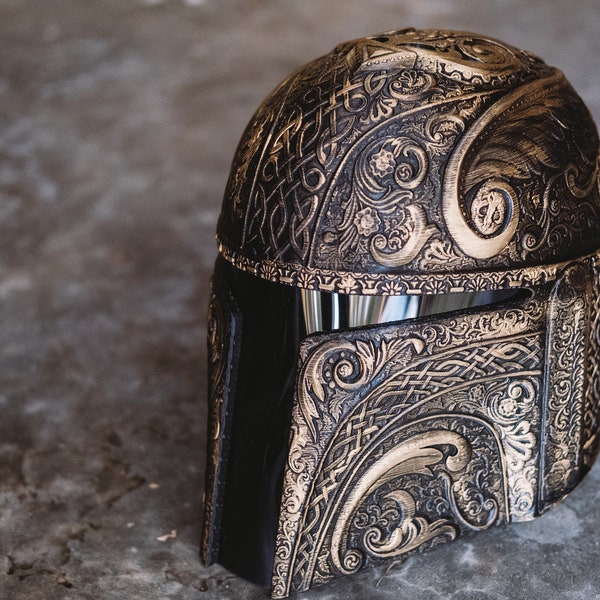 Casco mandaloriano - Valquiria Impreso en 3D