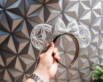 Special Edition Spaceship Earth - Sparkle Mickey Ears