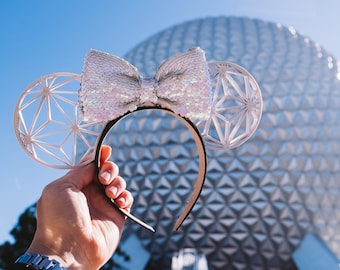 Epcot Ball Inspired Mickey Ear Headband