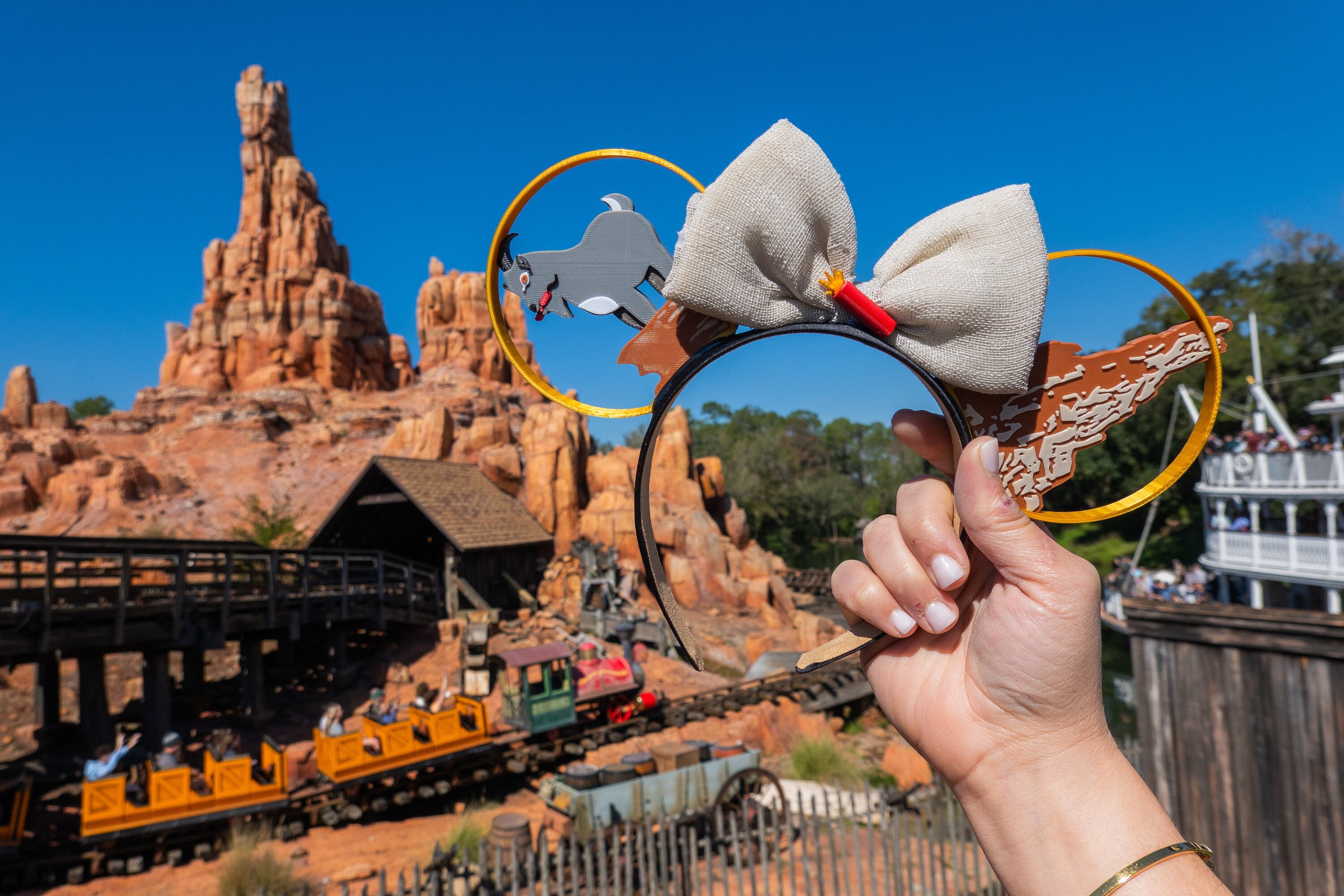 Wildest Ride - Thunder Mountain Inspired Mouse Ear Headband 