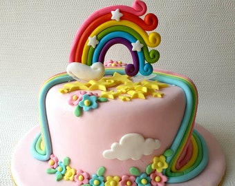 1 X Handmade Resin Cake Pink Princess Topper Party Birthday Etsy