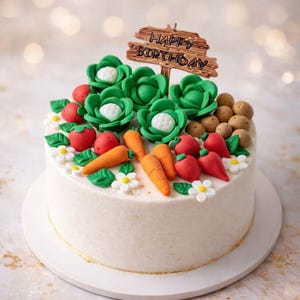 Peter Rabbit Thema Taart Cupcake Decoraties groenten DIY