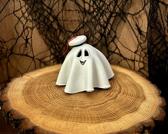 Little Gilbert Ghostie Mini Stay Puft Halloween battery operated tealight holder Ghost