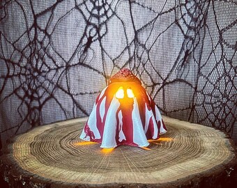 Little Prom Queen Carrie Ghostie Halloween battery operated tealight holder Ghost