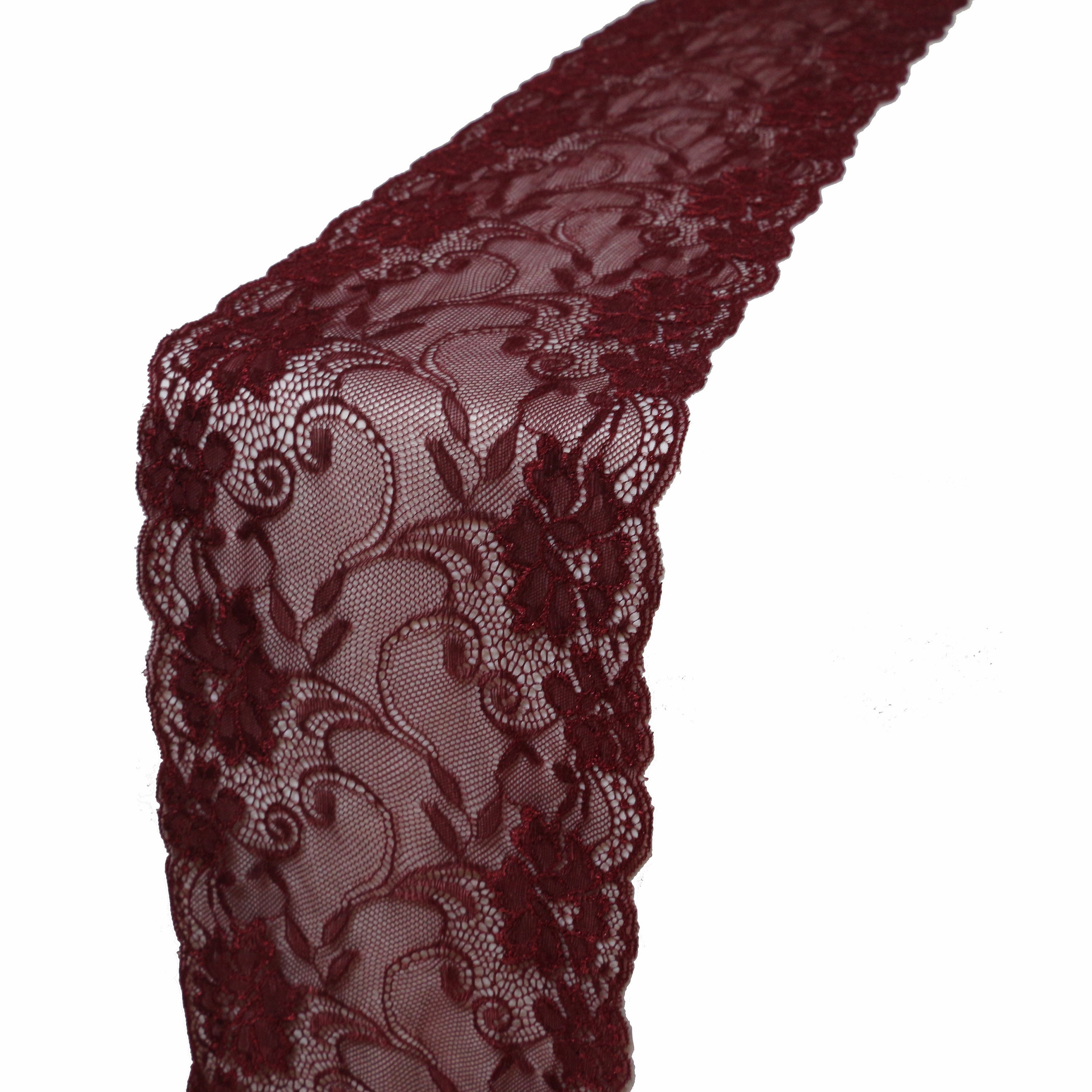 Burgundy Lace Runner Burgundy Table Runner Burgundy Wedding Etsy