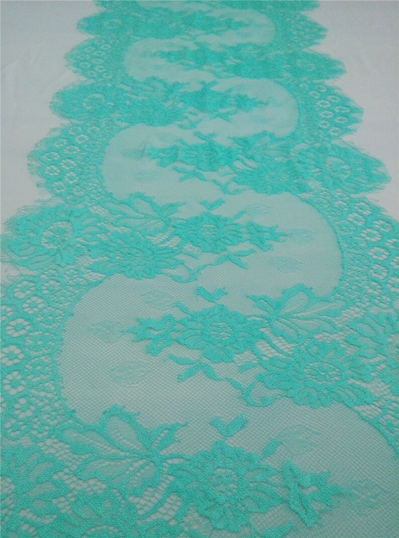 Mint Lace Table Runner 12 White Table Runners Etsy