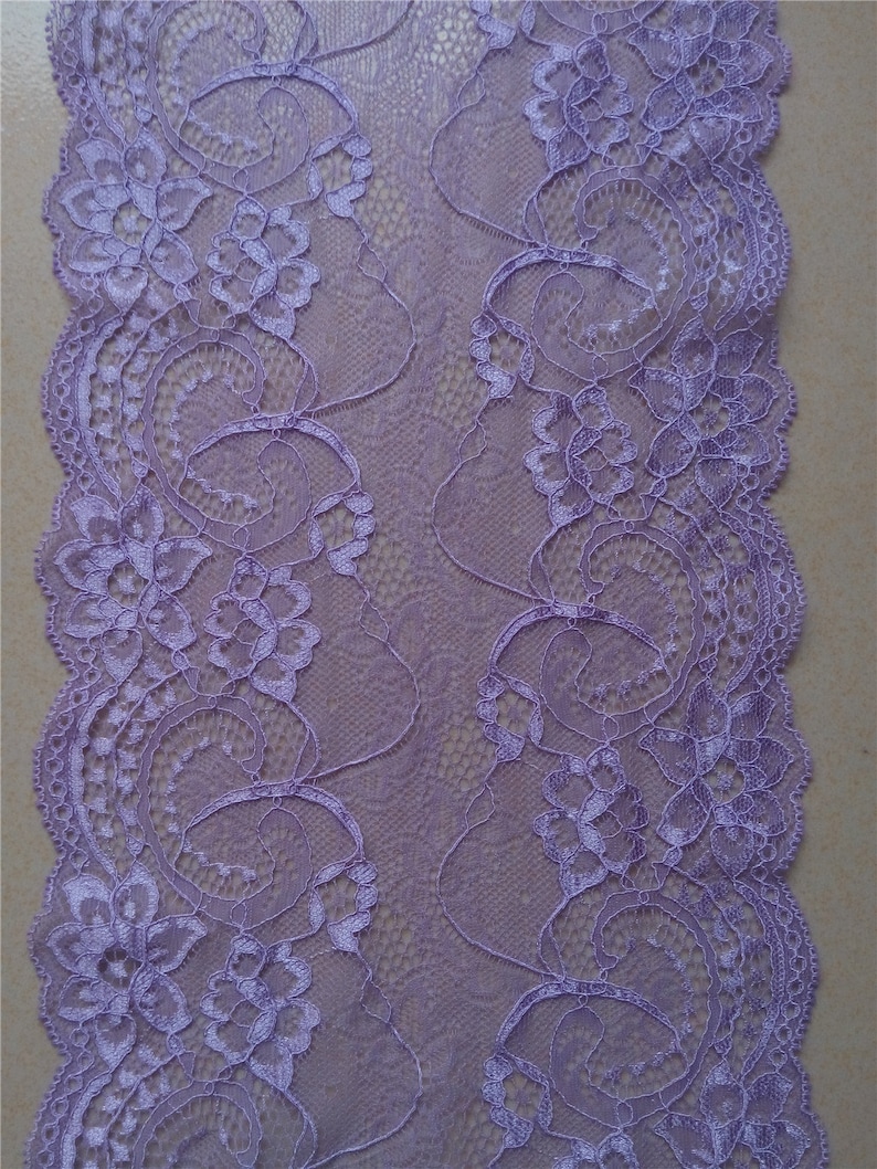 Lavender Lace Table Runner Wedding Table Runner Lace Table Etsy