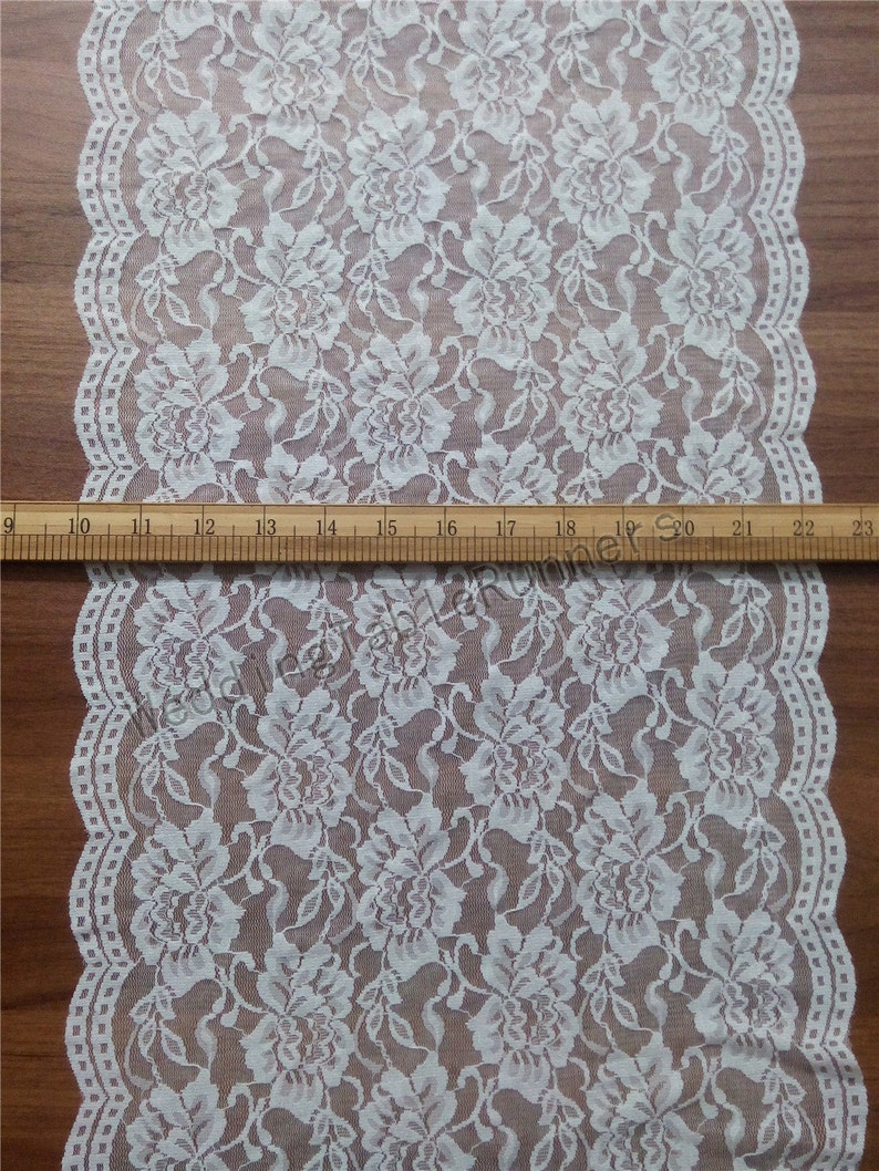 Ivory Lace Table runner 12 wedding table runner white table runners wedding table runners R112431 image 4